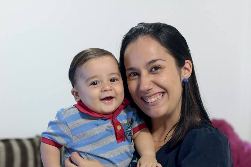 Mãe de Caio e cuidando de si cada vez mais, Elisângela comemora o rápido atendimento e a recuperação sem sequelas